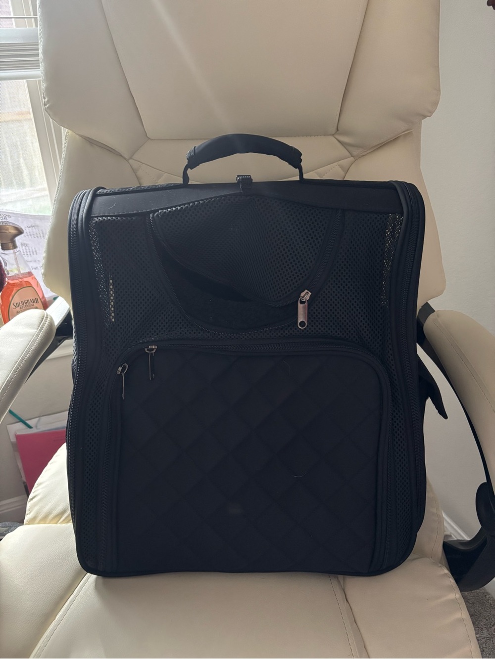 Pet Carrier Backpack - Black